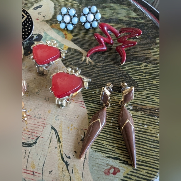 Vintage Earring Lot - Picture 3 of 10